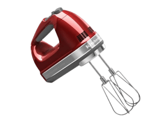 A KitchenAid® Hand Mixer.